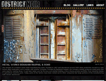 Tablet Screenshot of districtnoir.com